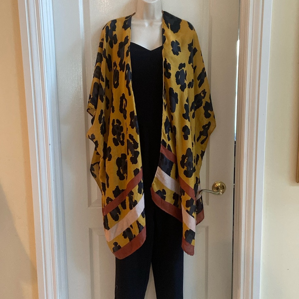 Animal print shawl